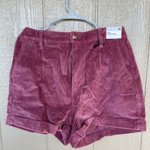 Corduroy shorts